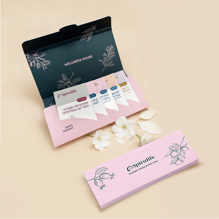 מארז דוגמיות קוסמטיקה טבעית | 5 דוגמיות להתנסות