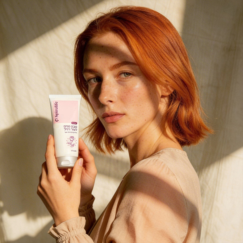 סבון פנים לעור רגיל | ורדים ופירות יער | שפופרת