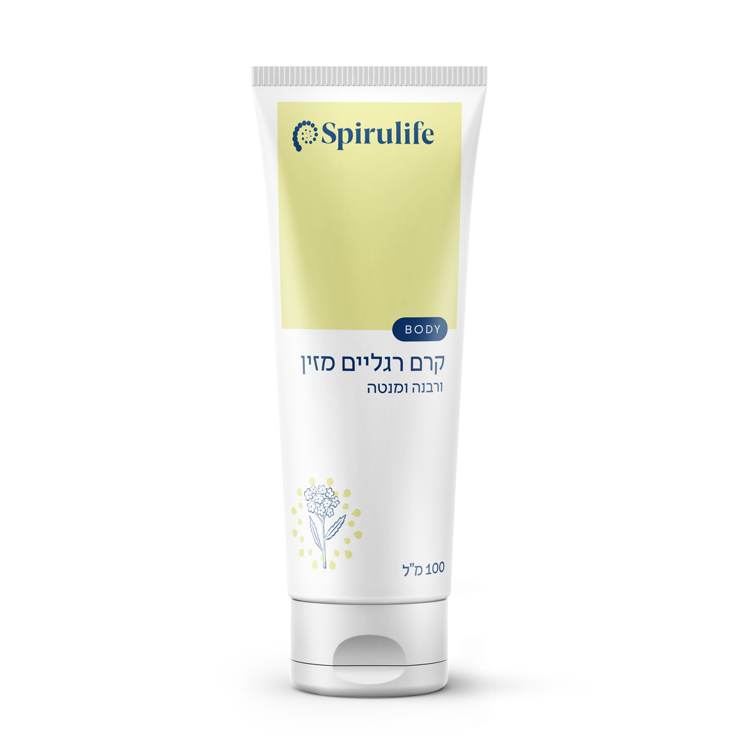 קרם רגליים מזין | ורבנה ומנטה