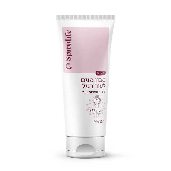 סבון פנים לעור רגיל | ורדים ופירות יער | שפופרת