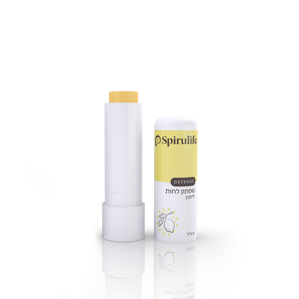 שפתון סטיק לשפתיים יבשות בניחוח לימון