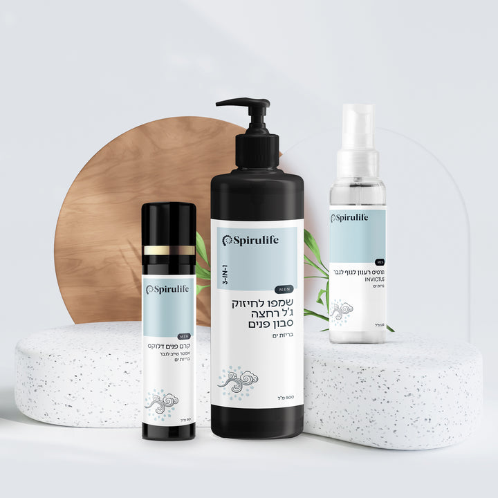 ערכת טיפוח טריפל לגבר