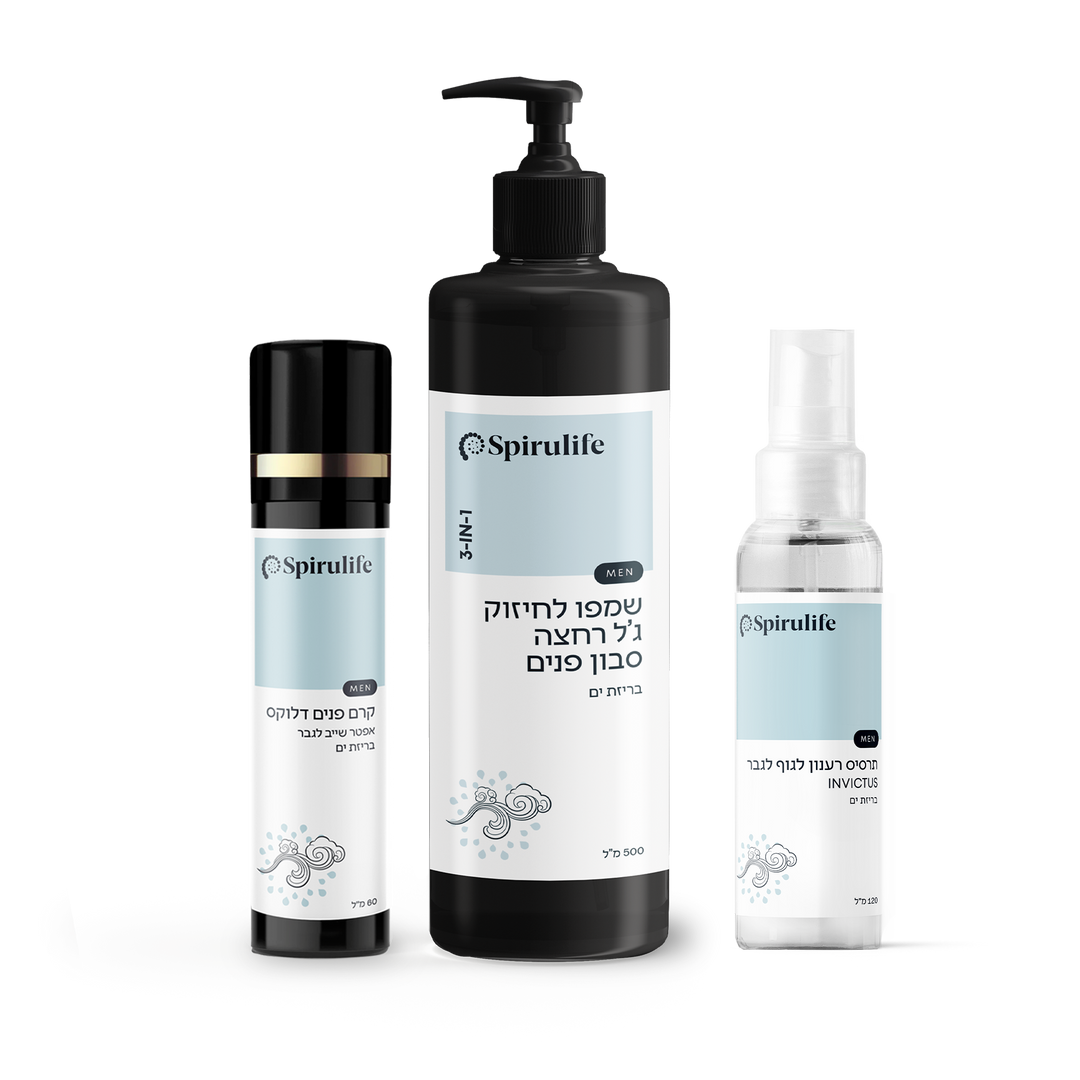 ערכת טיפוח טריפל לגבר