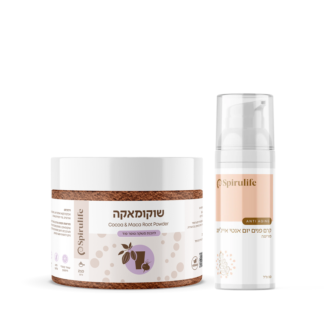 צמד  | קרם פנים יום אנטי אייג׳ינג ושוקומאקה