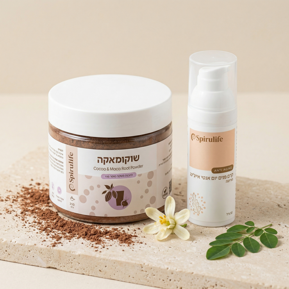 צמד  | קרם פנים יום אנטי אייג׳ינג ושוקומאקה