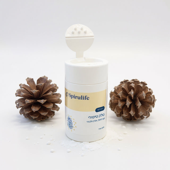 טלק טבעי לכפות הרגליים | 100 מ”ל