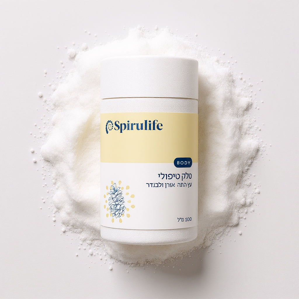 טלק טבעי לכפות הרגליים | 100 מ”ל