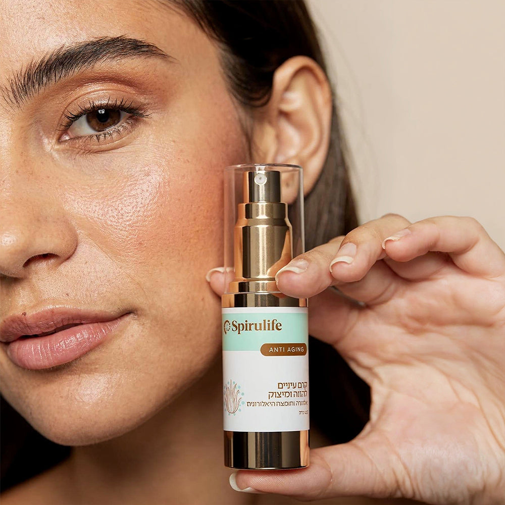 קרם עיניים להזנה ומיצוק | אלוורה וחומצה היאלורונית