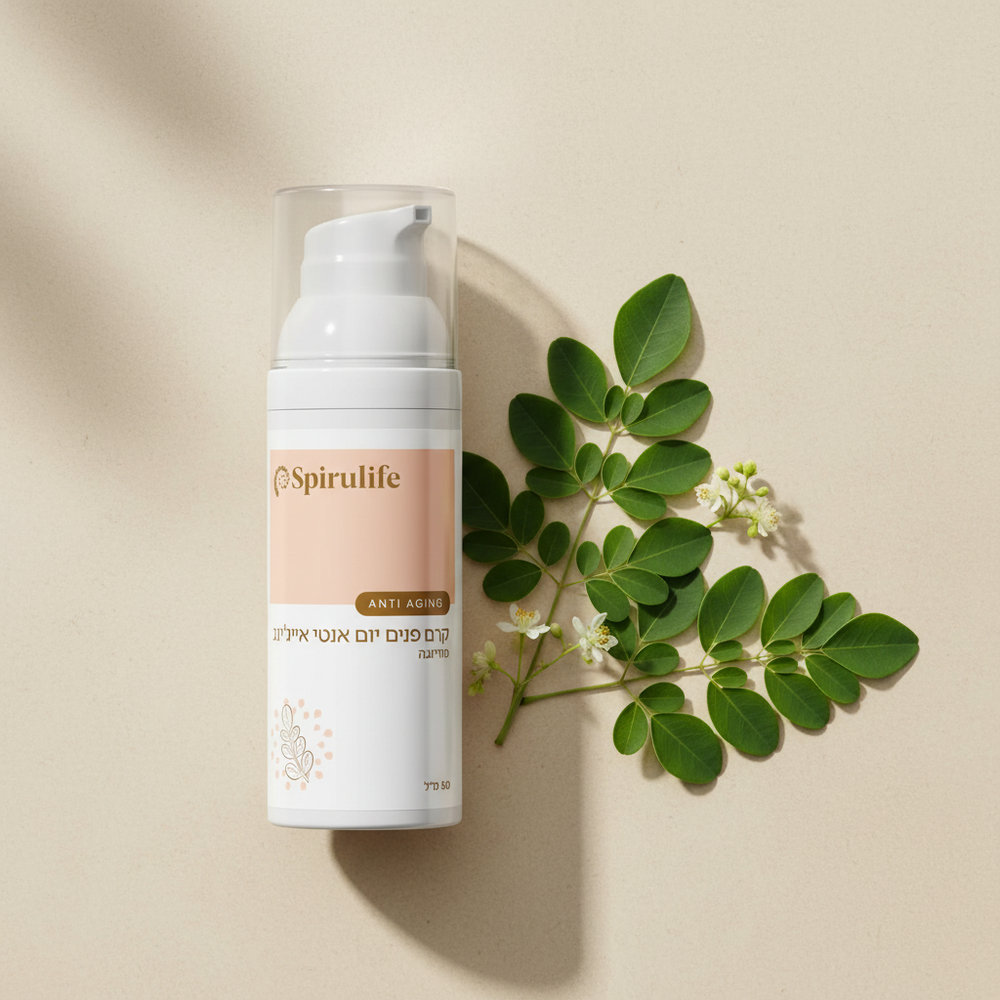 קרם פנים ליום אנטי אייג'ינג | מורינגה