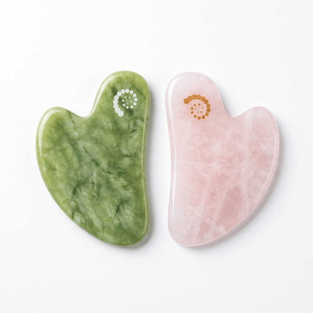 אבן גוואשה רוז קוורץ | Rose Quartz Gua Sha