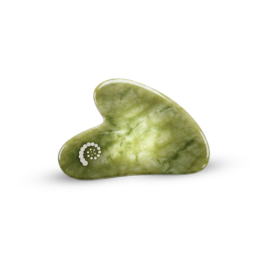 אבן גוואשה ג׳ייד ירוק | Jade Gua Sha