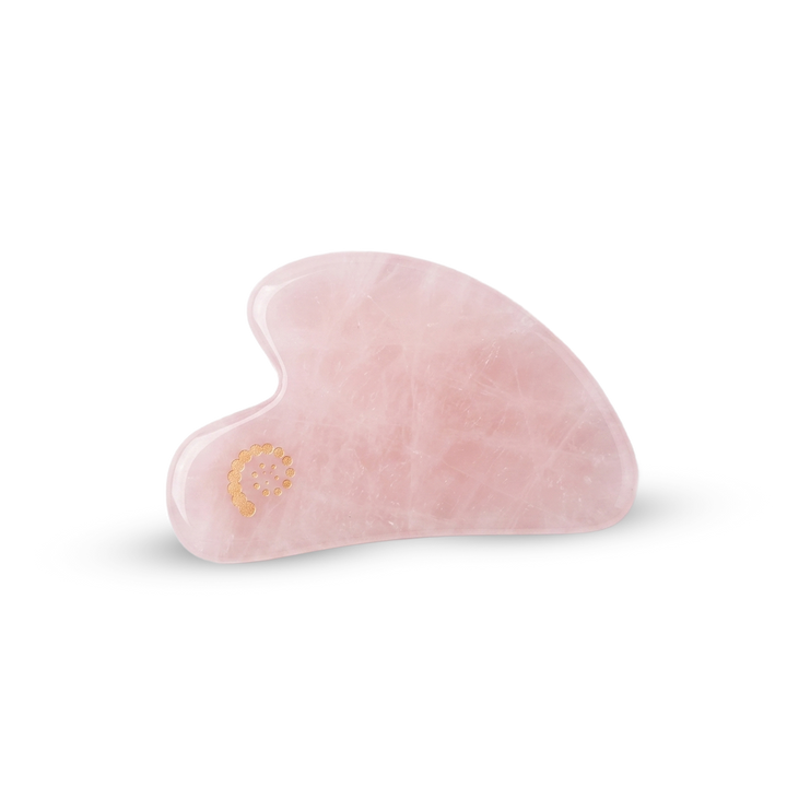 אבן גוואשה רוז קוורץ | Rose Quartz Gua Sha