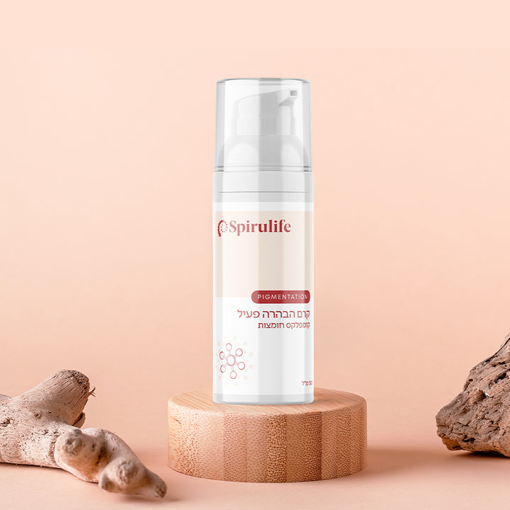 קרם הבהרה פעיל וקרם מדכא מלנין