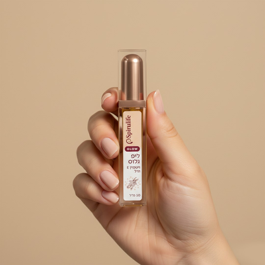 צמד  | ליפ גלוס טבעי ומסקרה שקופה