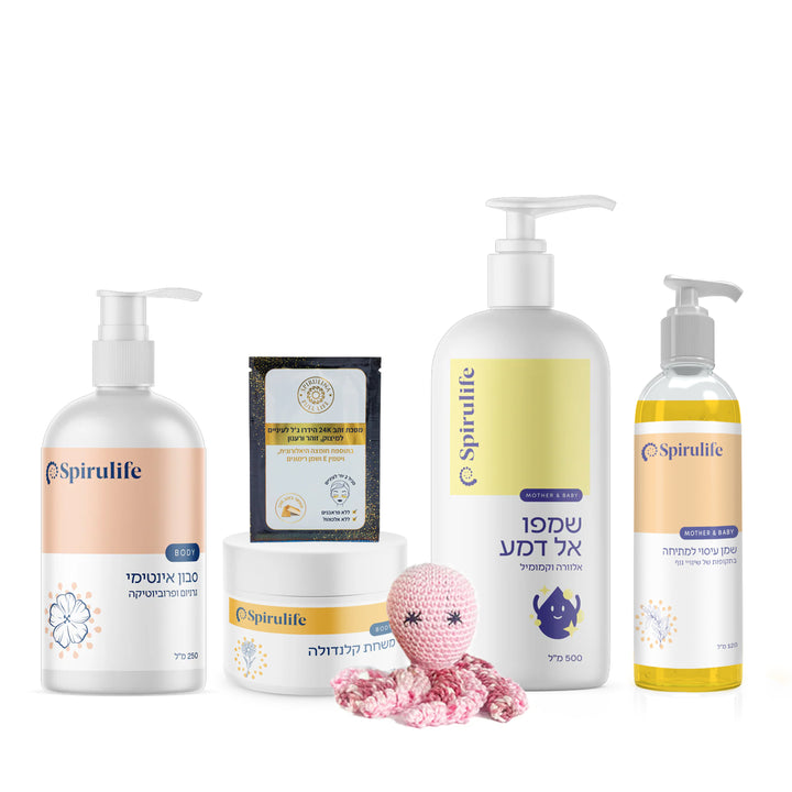 ערכת פרימיום | טיפוח וטיפול מארז ללידה