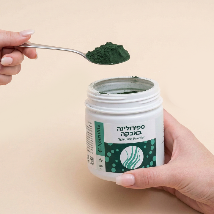 אצת ספירולינה אורגנית | אבקה
