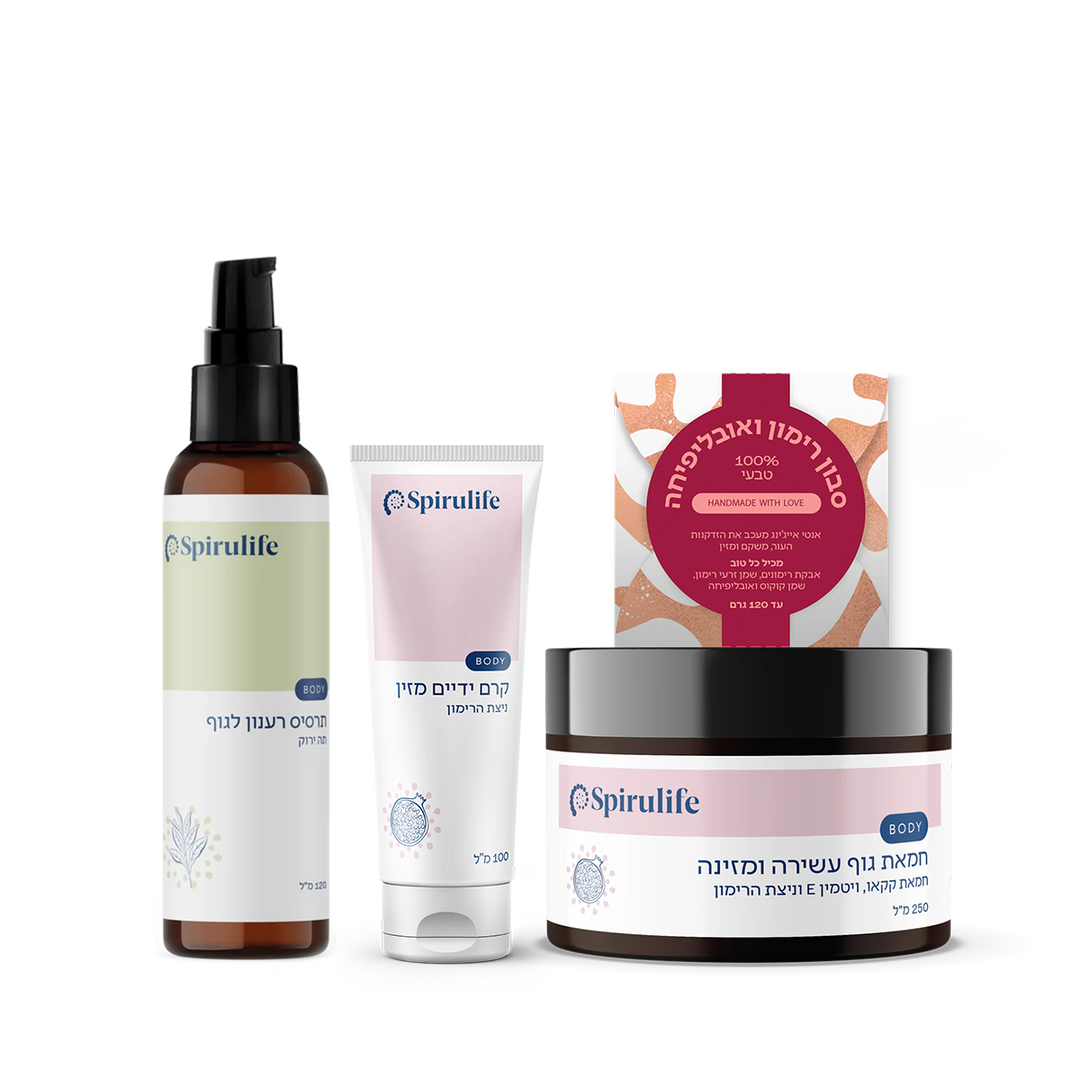 ערכת טיפוח מהטבע | רימון ותה ירוק