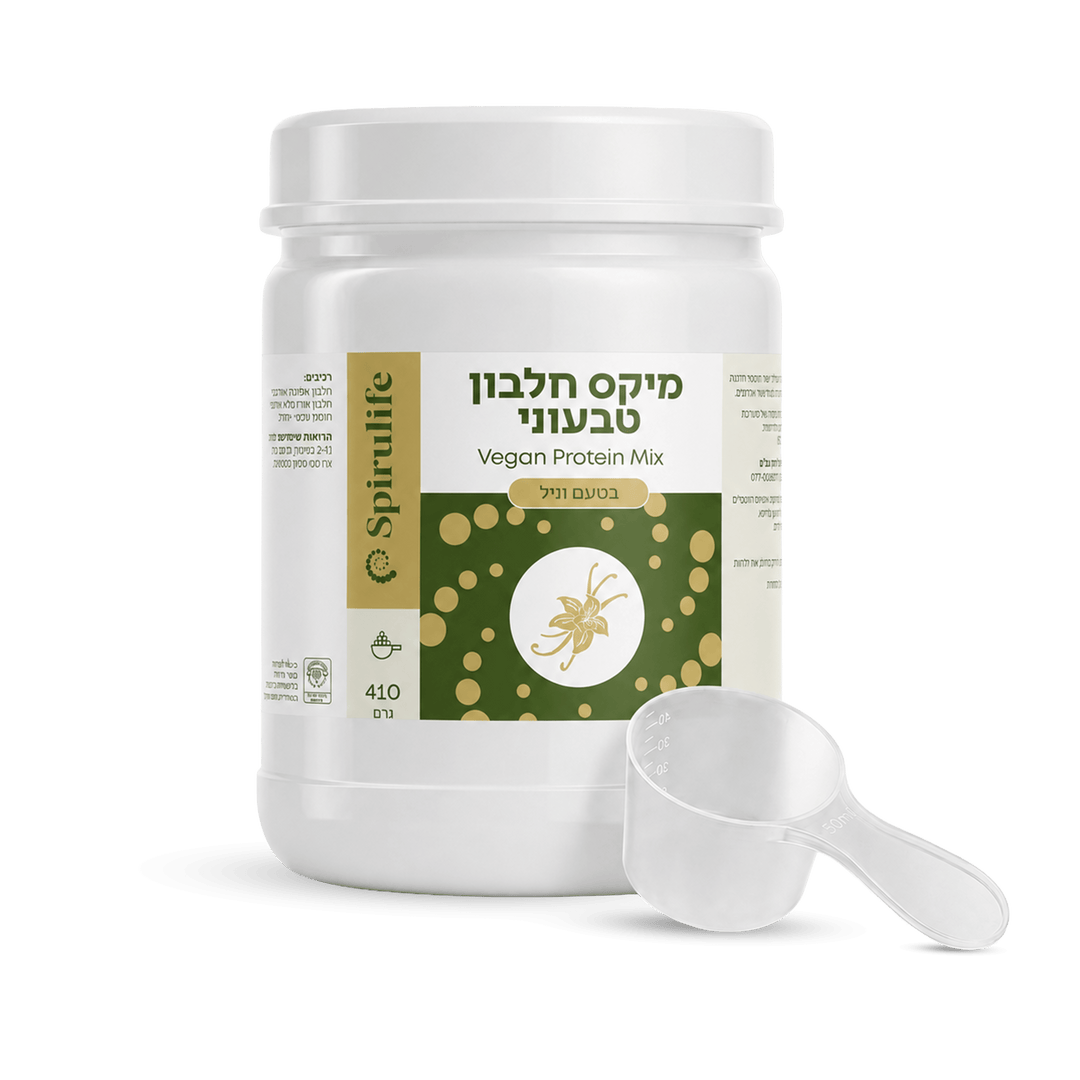 מיקס חלבון טבעוני בטעם וניל | אבקה